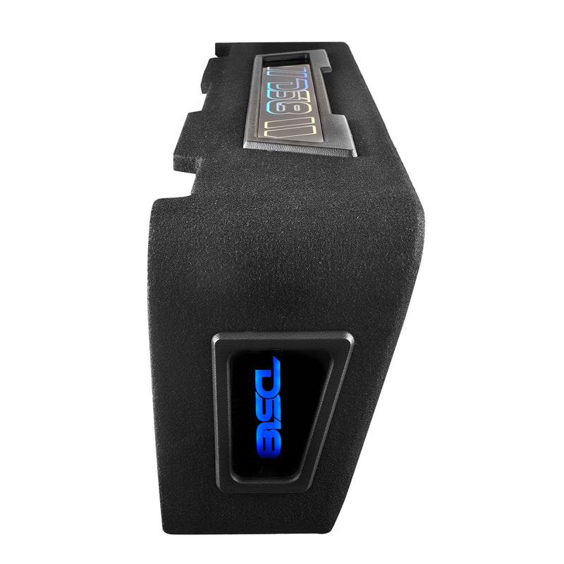 Load image into Gallery viewer, Chevy Silverado Down Firing Subwoofer Enclosure with Dream LED Lights, Amplifier and Wiring Kit