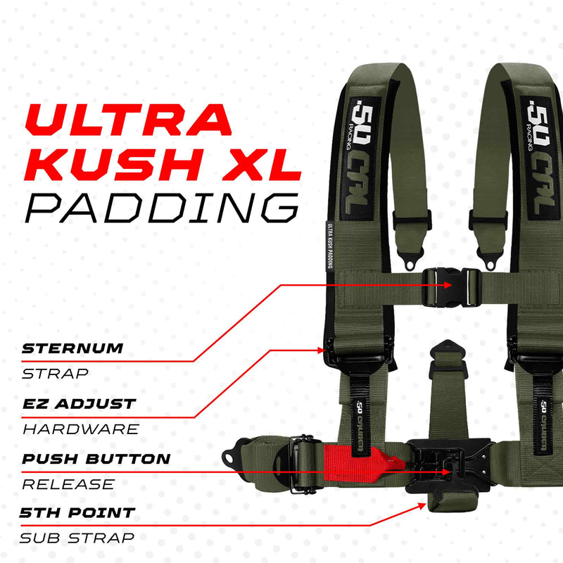 Load image into Gallery viewer, 2" & 3" 4pt & 5pt Elite Series Race Latch "EZ" Adjust Harness