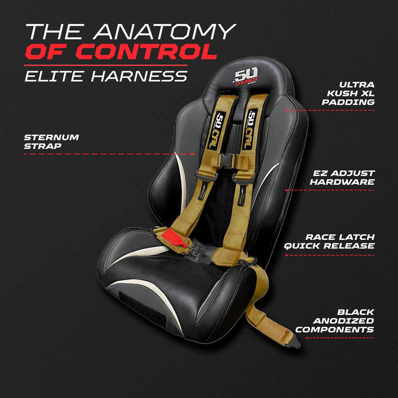 Load image into Gallery viewer, 2" & 3" 4pt & 5pt Elite Series Race Latch "EZ" Adjust Harness