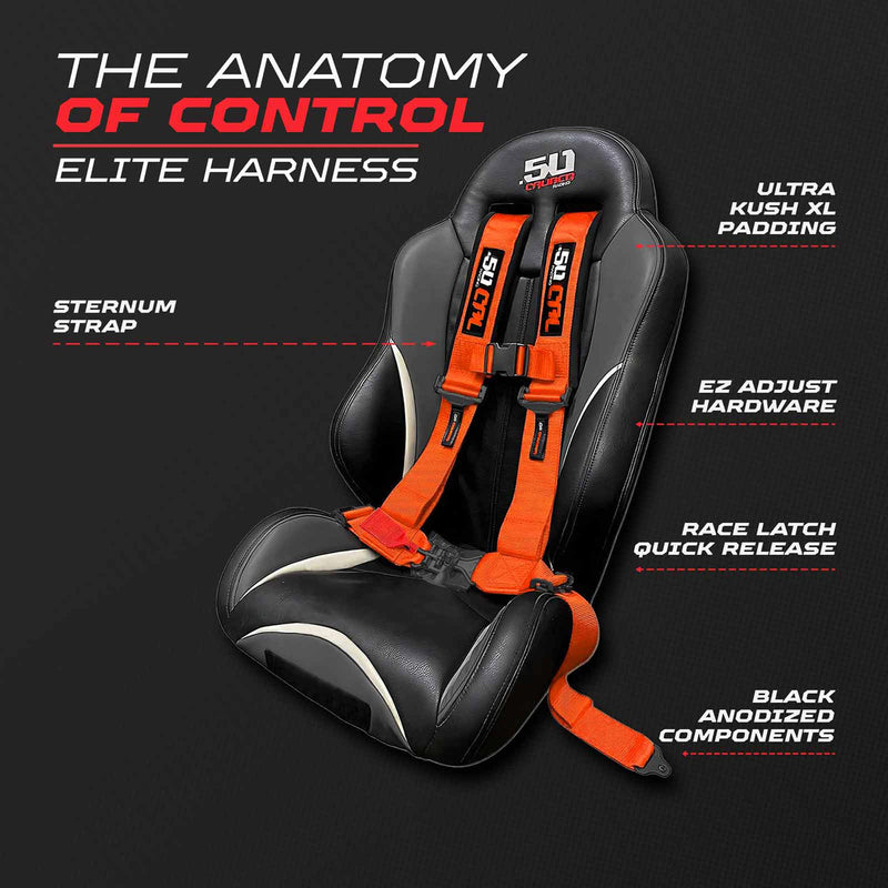 Load image into Gallery viewer, 2" & 3" 4pt & 5pt Elite Series Race Latch "EZ" Adjust Harness