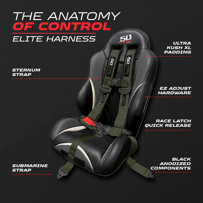 Load image into Gallery viewer, 2" & 3" 4pt & 5pt Elite Series Race Latch "EZ" Adjust Harness