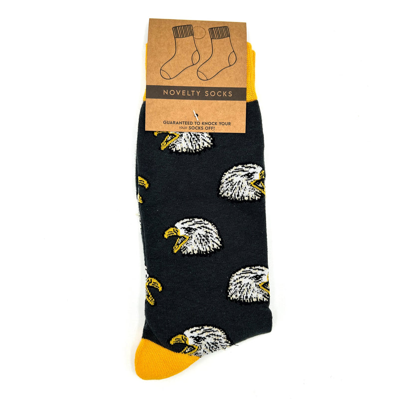 Load image into Gallery viewer, Bald Eagle Novelty Socks