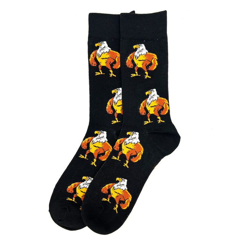 Load image into Gallery viewer, Buff Bald Eagle Novelty Socks