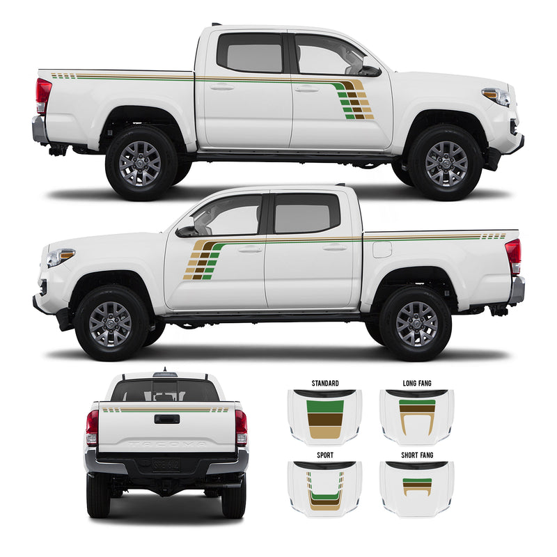 Load image into Gallery viewer, 2016-2023 Tacoma Checkered Stripe Kit