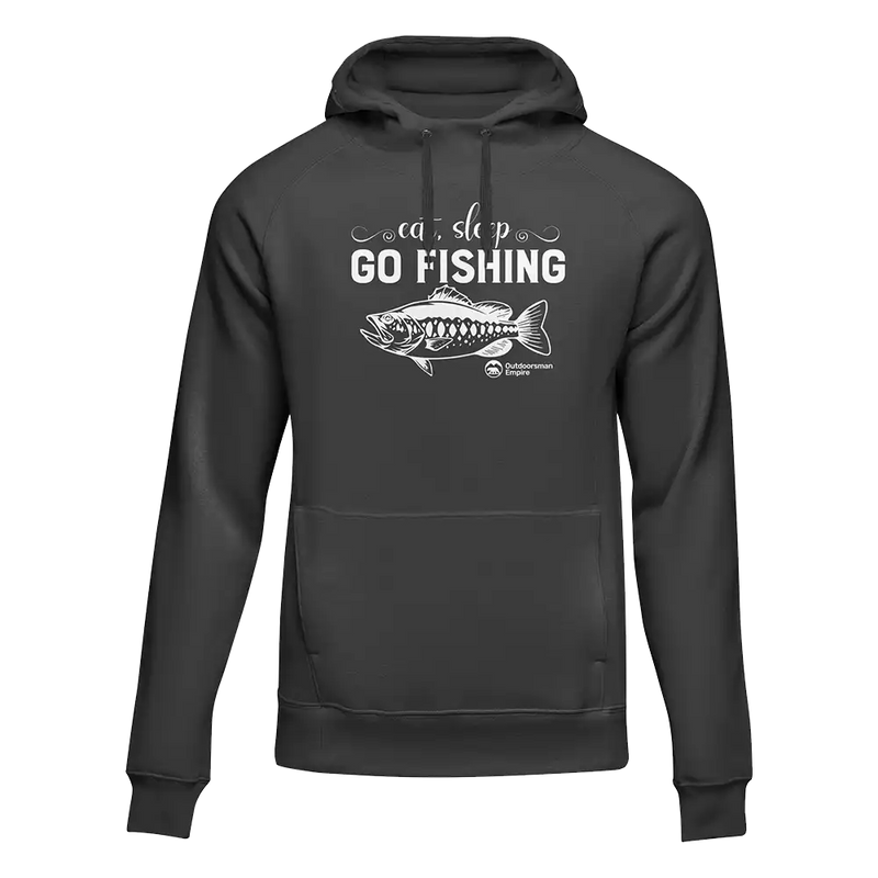 Load image into Gallery viewer, Eat Sleep Go Fishing Unisex Hoodie
