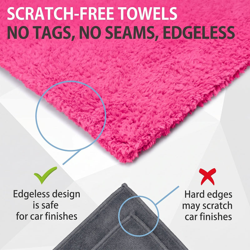 Load image into Gallery viewer, WASH&WHIPS Edgeless Microfiber Coral Fleece with Ultrasonic Edge
