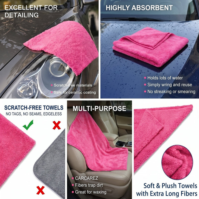 Load image into Gallery viewer, WASH&WHIPS Edgeless Microfiber Coral Fleece with Ultrasonic Edge