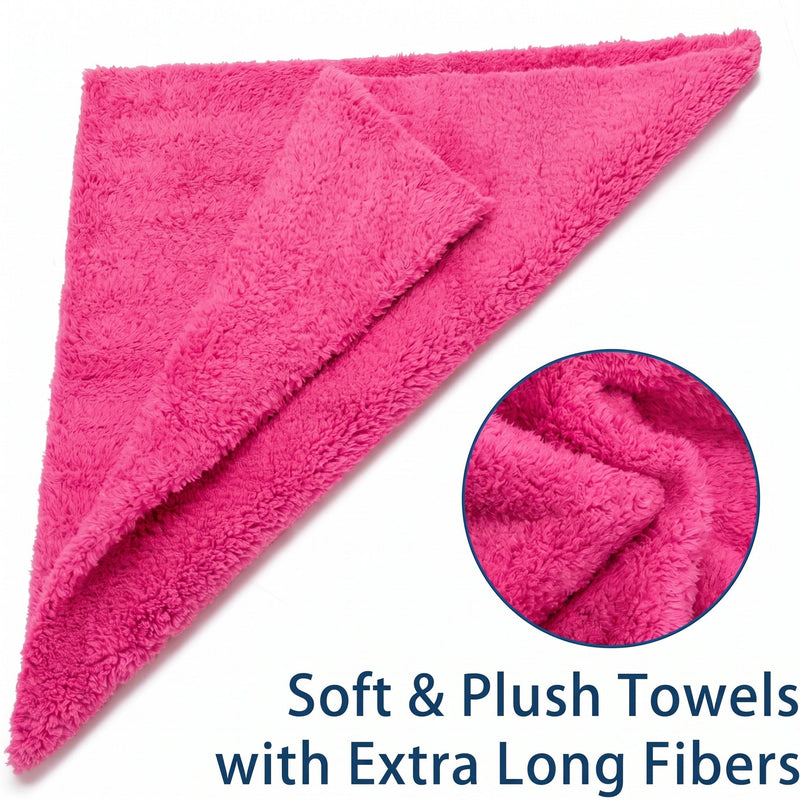 Load image into Gallery viewer, WASH&WHIPS Edgeless Microfiber Coral Fleece with Ultrasonic Edge