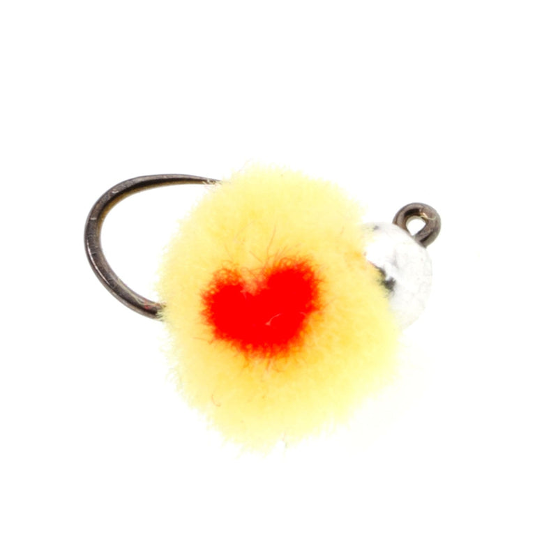 Load image into Gallery viewer, 3 Pack Tungsten Bead Tactical Euro Oregon Cheese Jig Egg Barbless Czech Nymph Fly - Size 14