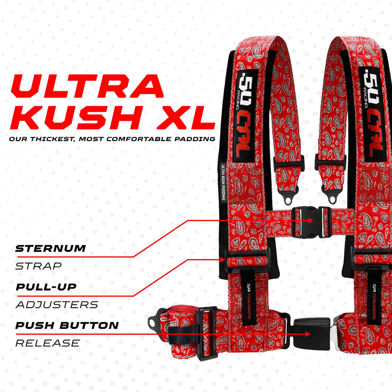 Load image into Gallery viewer, Elite Series 2" & 3" 4 point Harness with push button release