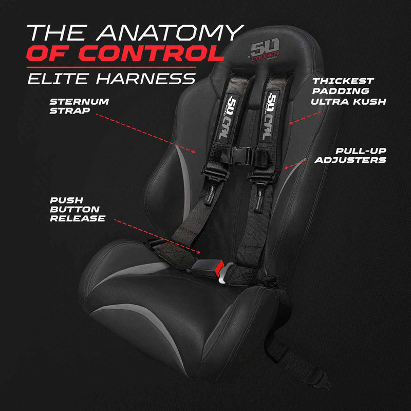 Load image into Gallery viewer, Elite Series 2" & 3" 4 point Harness with push button release