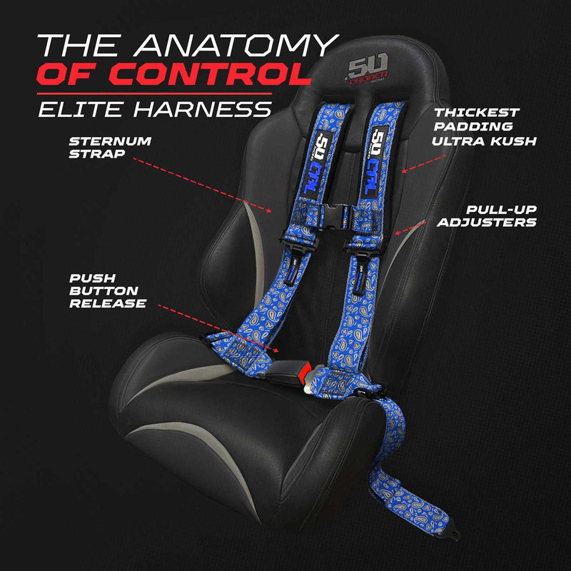 Load image into Gallery viewer, Elite Series 2" & 3" 4 point Harness with push button release