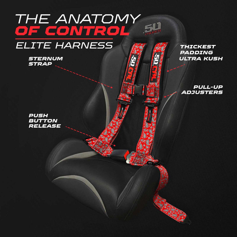 Load image into Gallery viewer, Elite Series 2" & 3" 4 point Harness with push button release