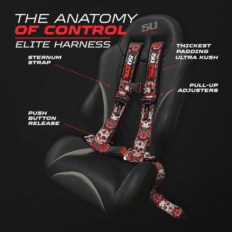Load image into Gallery viewer, Elite Series 2" & 3" 4 point Harness with push button release