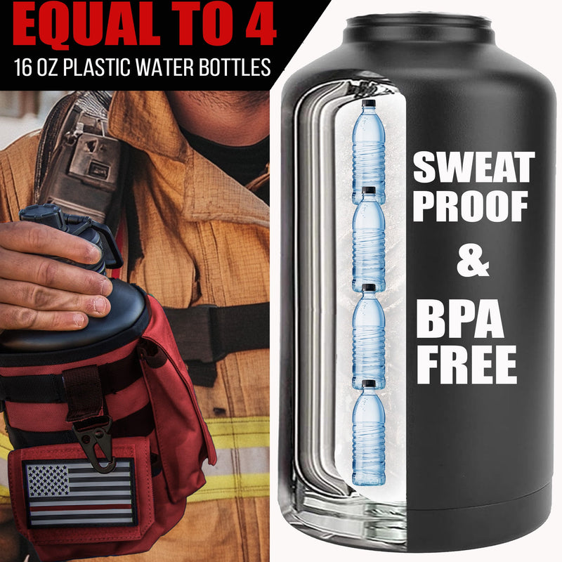 Load image into Gallery viewer, 64oz Battle Bottle Water Bottles