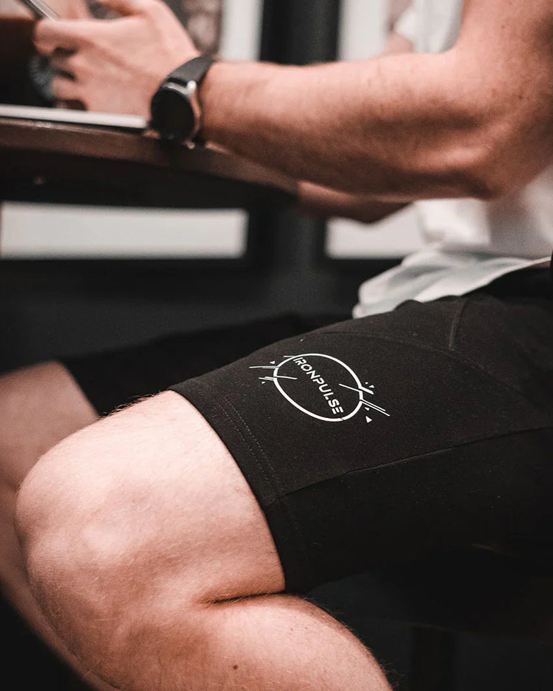 Load image into Gallery viewer, Iron Pulse Men's Black Knit Everyday Shorts *Final Sale*