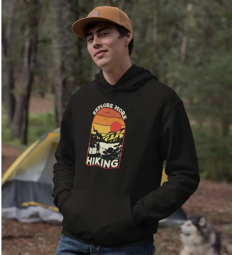 Load image into Gallery viewer, Explore More Hiking Unisex Hoodie