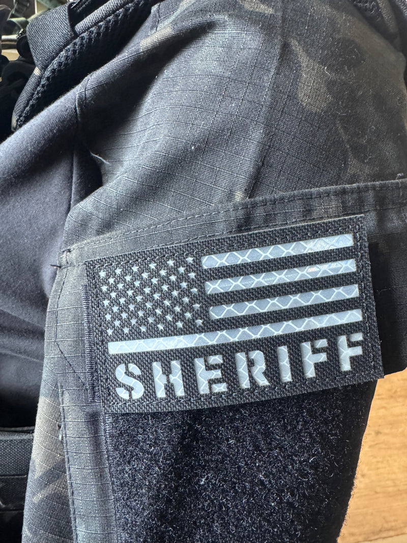 Load image into Gallery viewer, 2x3.5” Sheriff Patch IR or Reflective