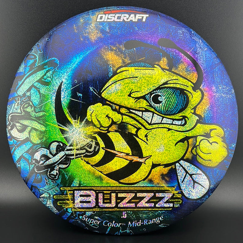 Load image into Gallery viewer, ESP SuperColor Full Foil Buzzz - Holo Blue Chains Bee