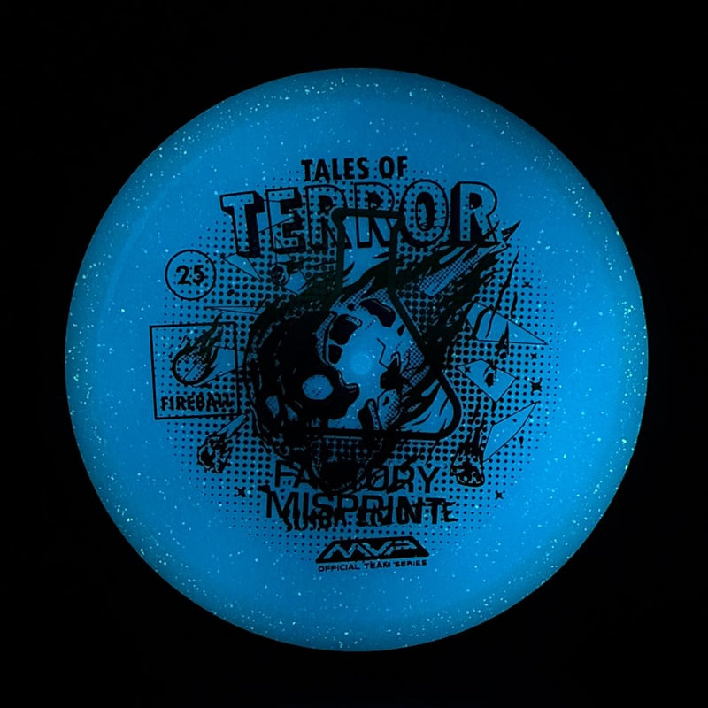 Load image into Gallery viewer, Particle Eclipse Fireball - "Fire Skulls" - Factory Misprint