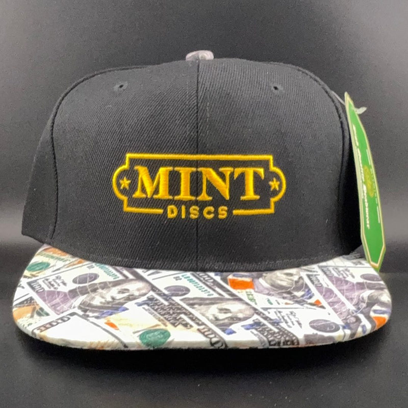 Load image into Gallery viewer, Flat Bill Snapback Hat - Fancy Print - Mint Discs