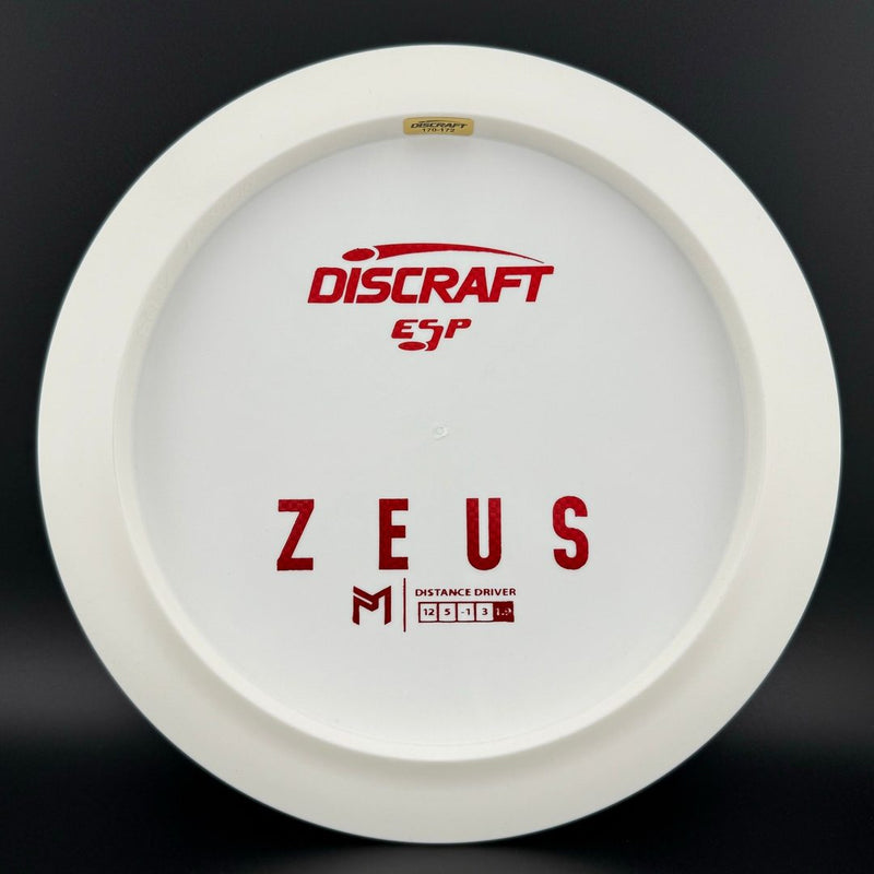 Load image into Gallery viewer, White ESP Zeus - Bottom Stamp Dyer's Delight - Paul McBeth