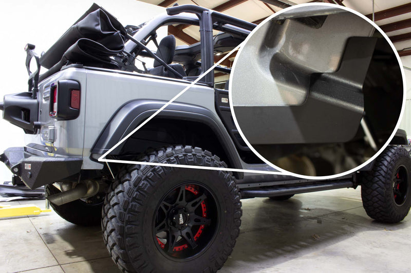 Load image into Gallery viewer, Fishbone Offroad Quarter Panel Chip Guards for 2018 & Up Jeep Wrangler FB13138