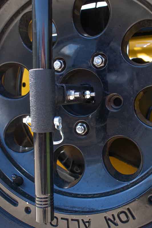 Load image into Gallery viewer, Fishbone Offroad Spare Tire Flag Mount for 1955 & Up Jeep CJ/Wrangler FB21289