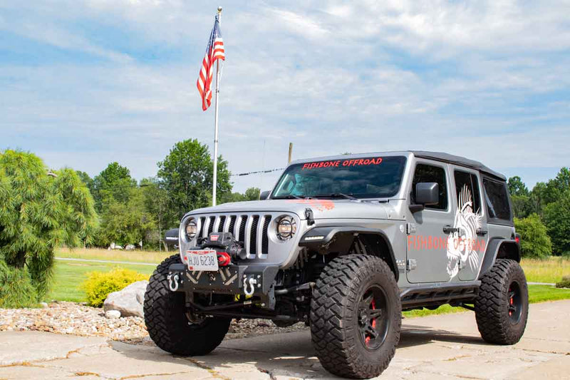 Load image into Gallery viewer, Fishbone Offroad Barracuda D-ring Mount Set For 2007 & Up Jeep Wrangler & 2020-Current Jeep Gladiator FB22344