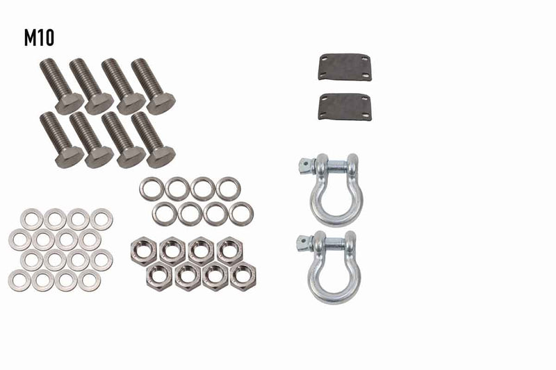 Load image into Gallery viewer, Fishbone Offroad Barracuda D-ring Mount Set For 2007 & Up Jeep Wrangler & 2020-Current Jeep Gladiator FB22344