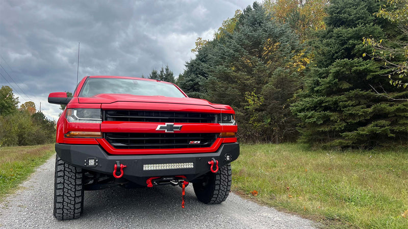 Load image into Gallery viewer, Fishbone Offroad Rockfish Front Bumper for 2016-2018 Chevy Silverado FB22388