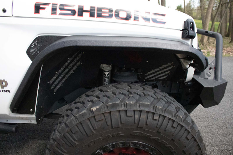 Load image into Gallery viewer, Fishbone Offroad Front Steel Elite Fenders for 2018-Current Jeep Wrangler & 2020-Current Jeep Gladiator FB23454F