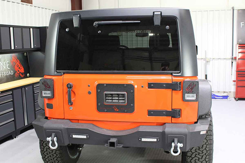 Load image into Gallery viewer, Fishbone Offroad Rear Tailgate Plate for 2010-2018 Jeep Wrangler FB31042