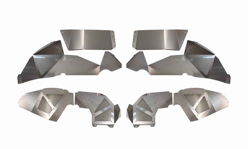 Load image into Gallery viewer, Fishbone Offroad 2018-Current Jeep Wrangler JL Raw Aluminum Inner Fenders - Legacy Model - Set FB33108
