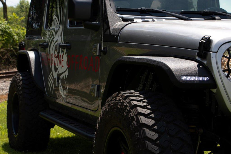 Load image into Gallery viewer, Fishbone Offroad Rear Steel Elite Fenders for 2018 & Up Jeep Wrangler JL FB23194R