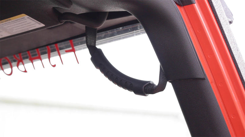 Load image into Gallery viewer, Fishbone Offroad Black Grab Handles for 2007-2018 Jeep Wrangler FB55151