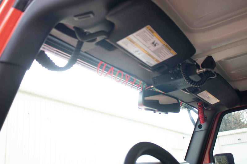 Load image into Gallery viewer, Fishbone Offroad Black Paracord Grab Handles for 2007-2018 Jeep Wrangler FB55283