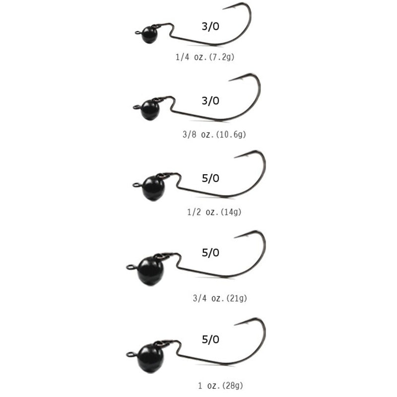 Load image into Gallery viewer, Reaction Tackle Tungsten Football/Swing Jig Heads- 3-Pack
