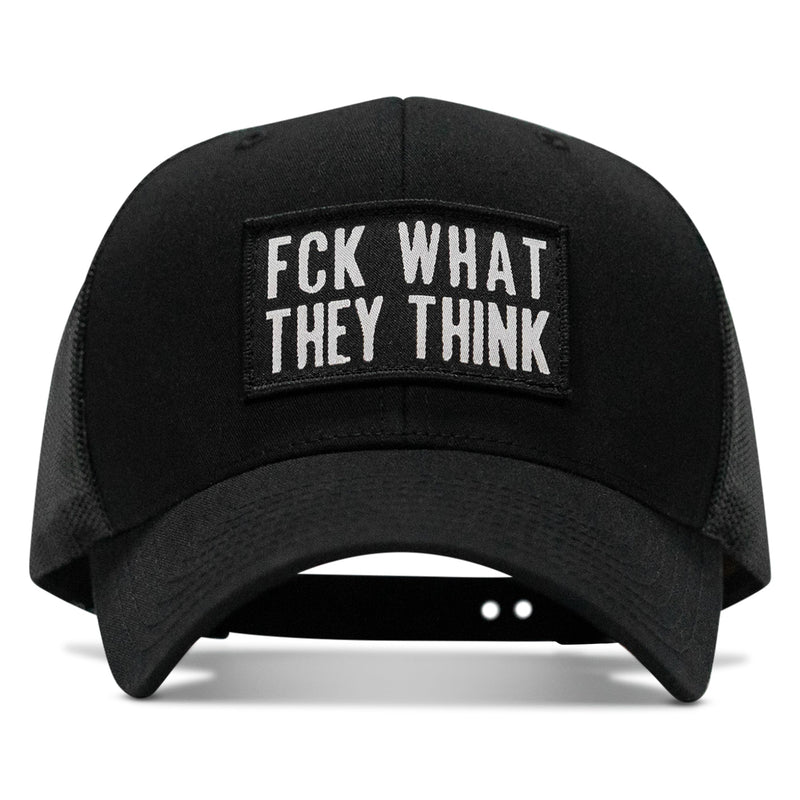 Load image into Gallery viewer, FCK What They Think Patch Snapback Hat