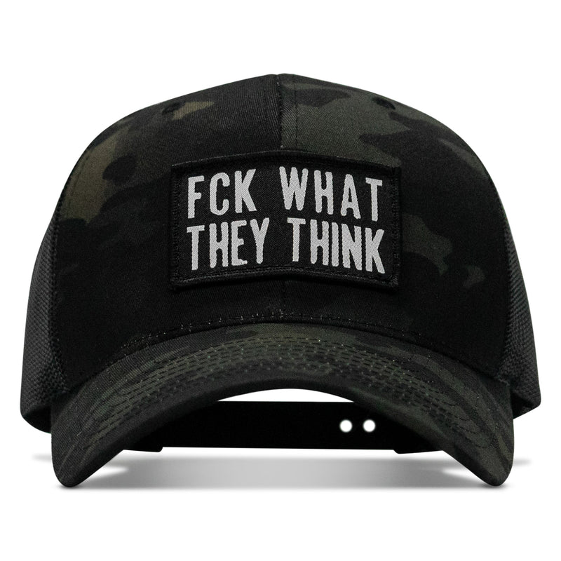 Load image into Gallery viewer, FCK What They Think Patch Snapback Hat