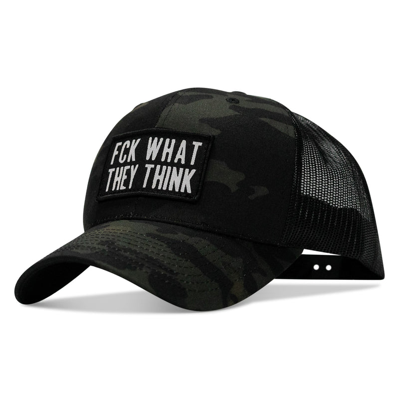 Load image into Gallery viewer, FCK What They Think Patch Snapback Hat