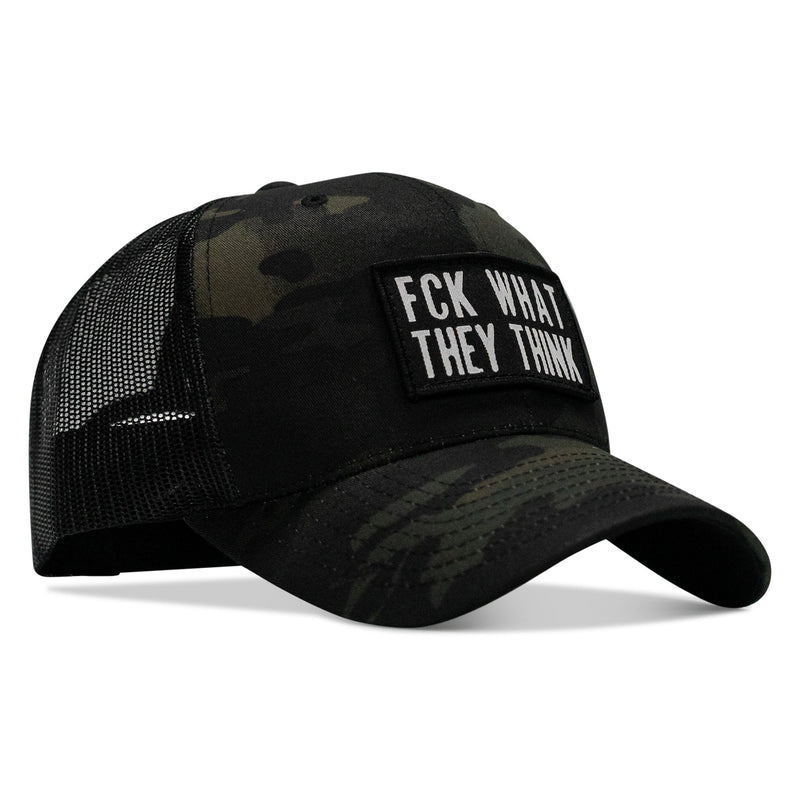 Load image into Gallery viewer, FCK What They Think Patch Snapback Hat