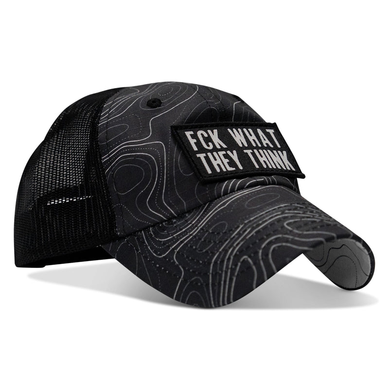 Load image into Gallery viewer, Fck What They Think Patch Tactical Ripstop Mesh Snapback Hat