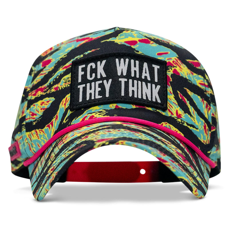 Load image into Gallery viewer, Fck What They Think Patch Weekender Snapback