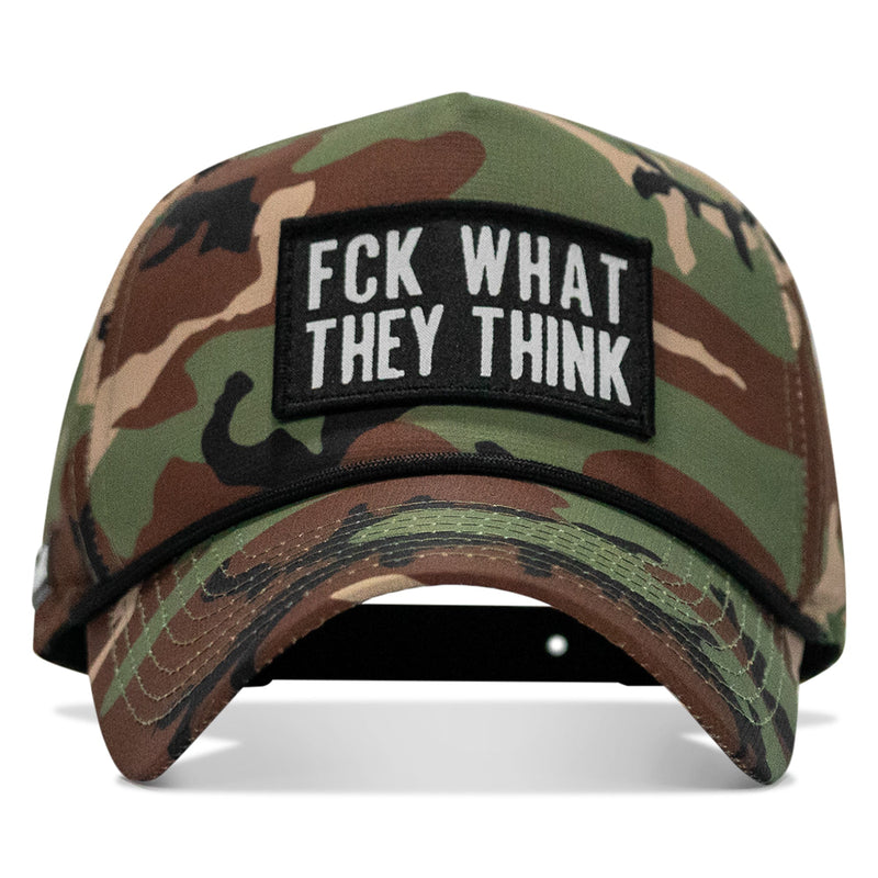 Load image into Gallery viewer, Fck What They Think Patch Weekender Snapback