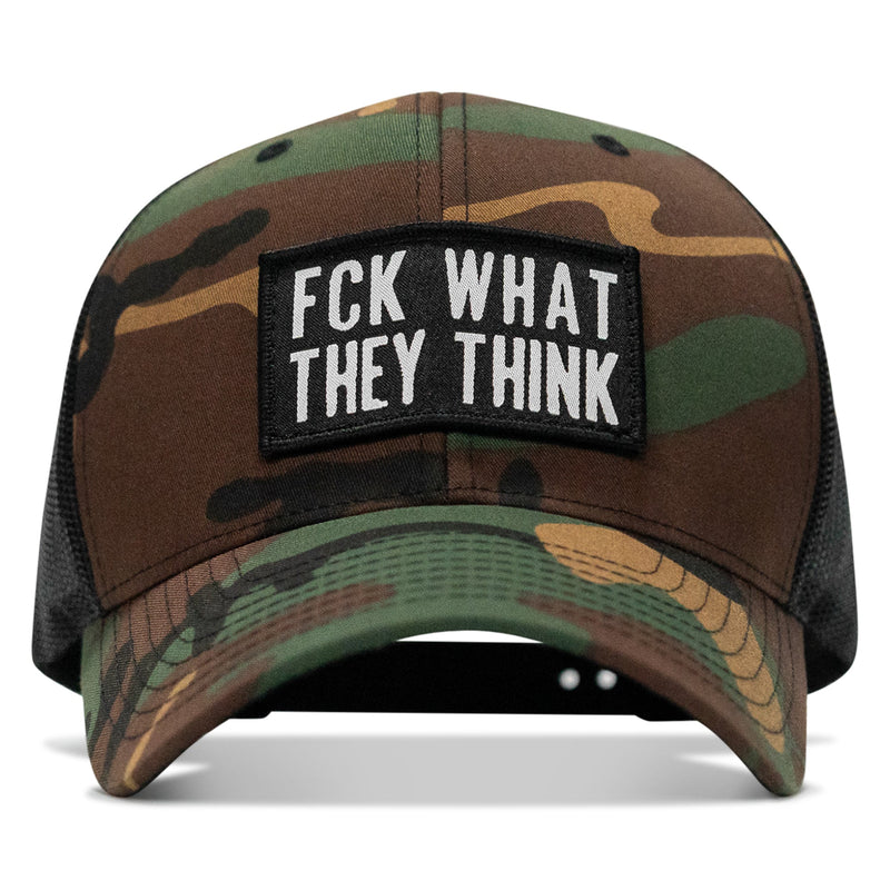 Load image into Gallery viewer, FCK What They Think Patch Snapback Hat