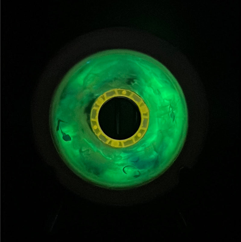 Load image into Gallery viewer, Custom Glow Resin Mini - Wooden Rim and Spinner!