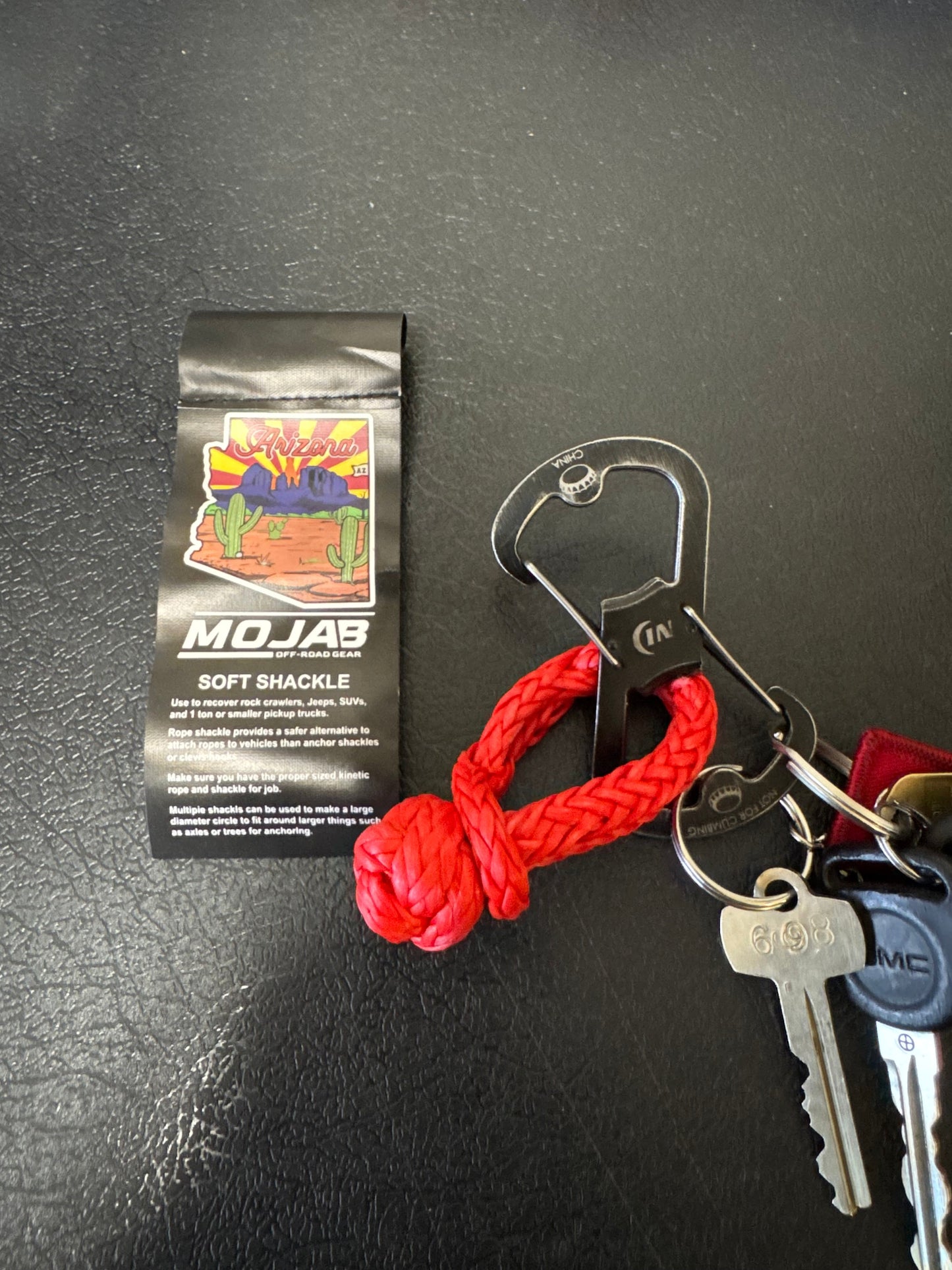 Micro Soft Shackle 3/16'' x 6'' – Keychain & Recovery (Lifetime Warranty)