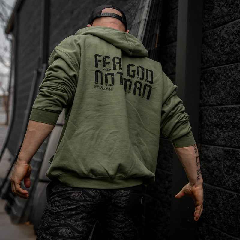 Load image into Gallery viewer, Fear God. Not Man Fleece Lined Hoodies