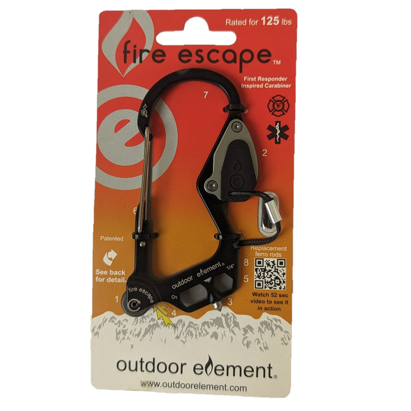 Load image into Gallery viewer, Fire Escape: Fire-Starting Multitool Carabiner